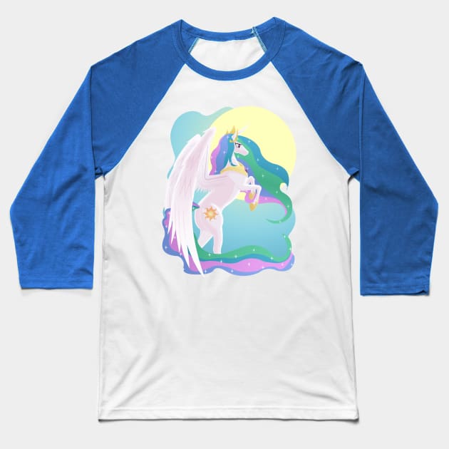 Sunlight Princess Baseball T-Shirt by HerArt